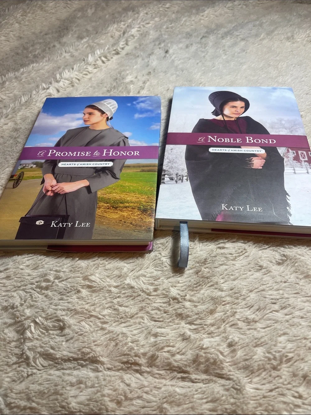 Katy lee books a promise to honor and a noble bond hearts of Amish country